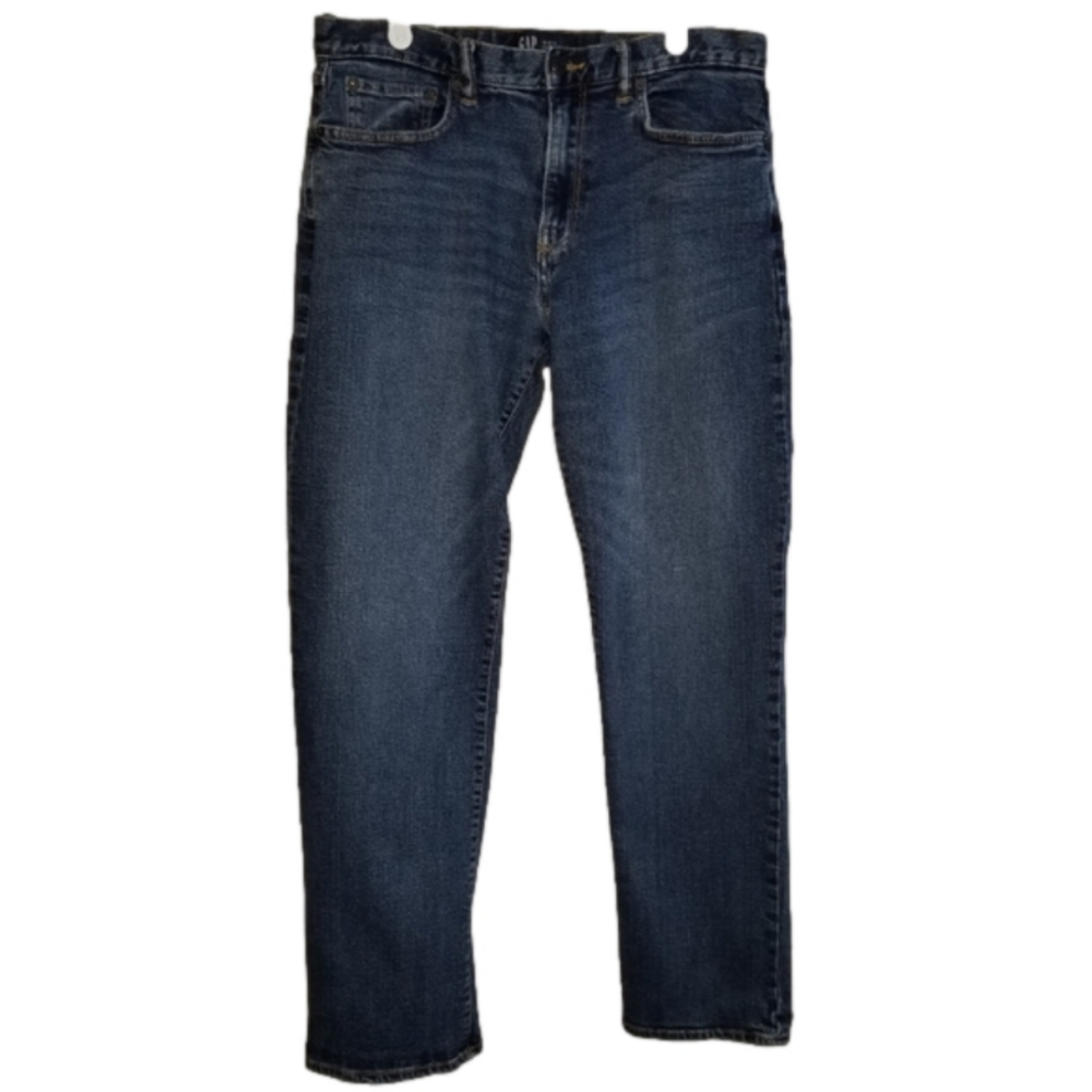 Gap Denim Straight Leg Blue Jeans Label 33x32